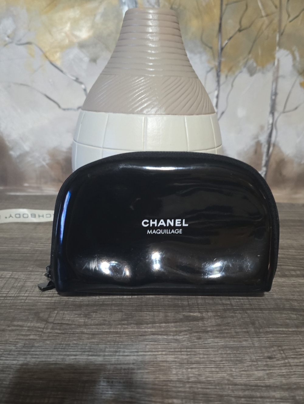 CHANEL Maquillage Black Makeup Pouch